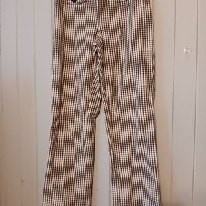 Houndstooth Patterned Pants